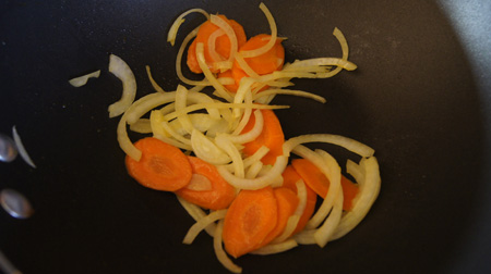 carrots and onions