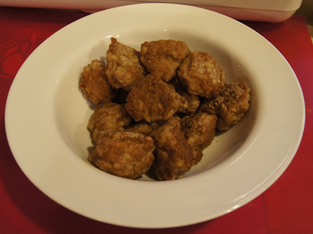 Pork Balls with Ginger