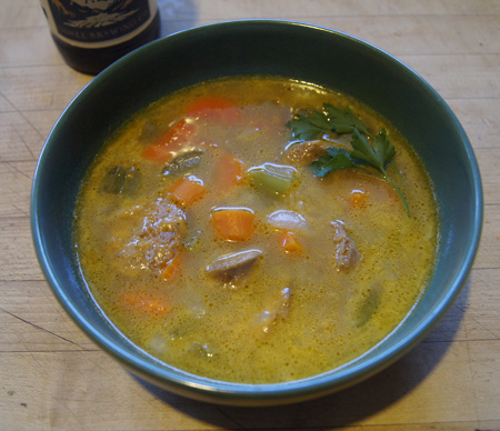 Beer and Cheese Soup