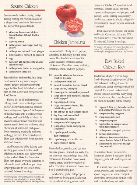 Sesame Chicken Recipe from book