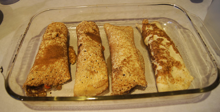 filled crepes