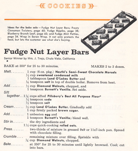 Fudge Nut Bars