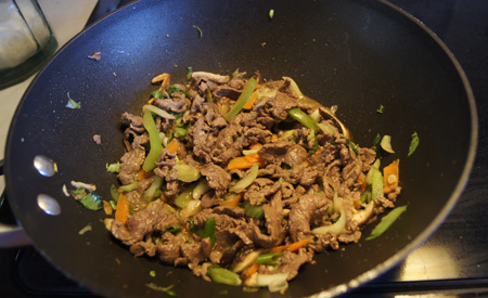 Shredded Beef with Vegetables