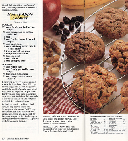 Hearty Apple Cookies