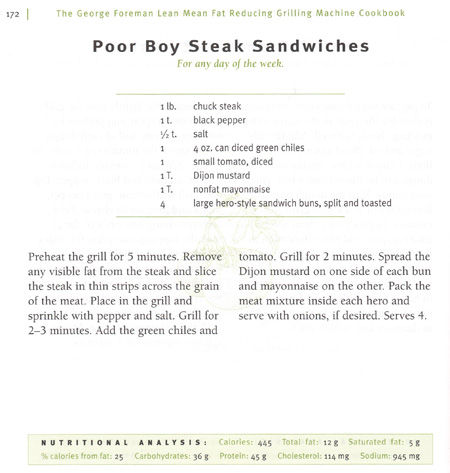 Poor Boy Steak Sandwich recipe