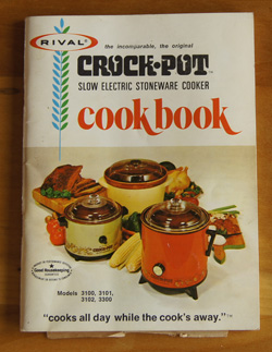 Vintage Rival 2 Qt Crockpot Casserole Slow Cooker 1970's Orange