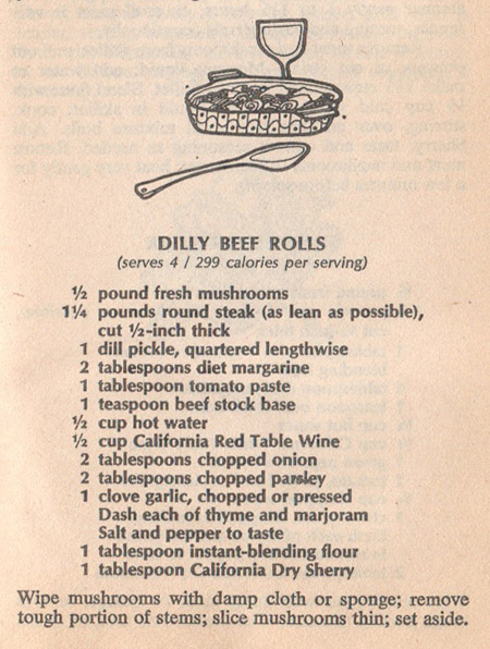 Dilly Beef Rolls Recipe