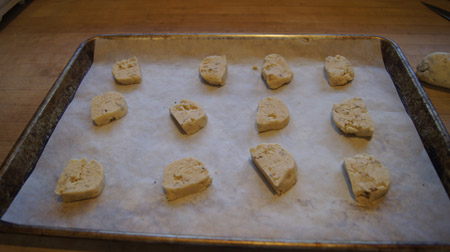 lemon cookies ready to bake