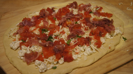 pizza before cooking