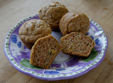 Applesauce Carrot Muffins