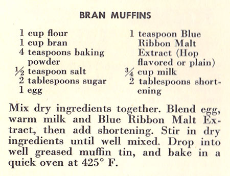 Bran Muffins recipe