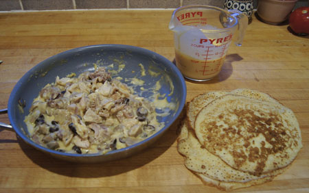 tetrazzini crepe prep