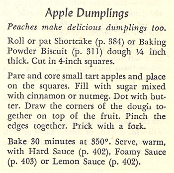 Apple Dumplings Recipe