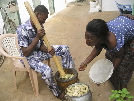 making fufu