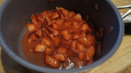 cooked strawberries