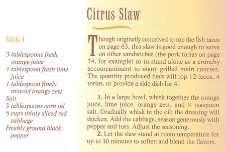 Citrus Slaw Recipe