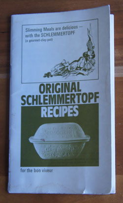 Original Schlemmertopf Recipes cookbook