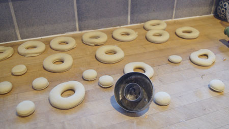 formed doughnuts