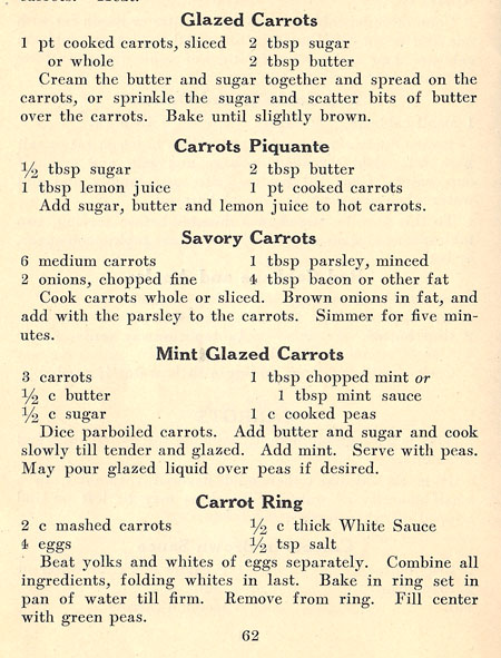 Mint Glazed Carrots recipe