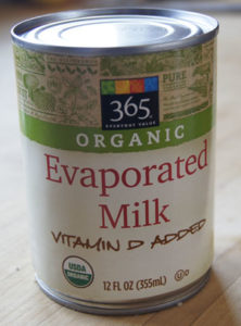 evaporated milk