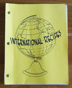 International Recipes cookbook