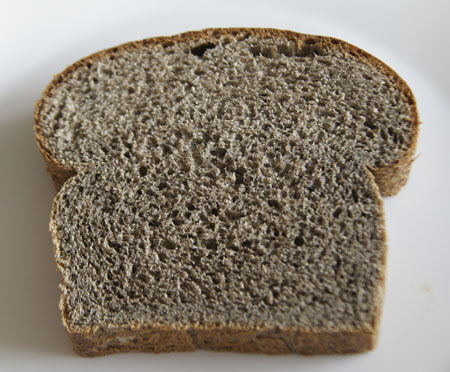 slice of buckwheat bread