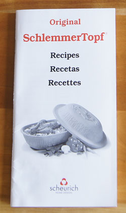 Original SchlemmerTopf Recipes cookbook