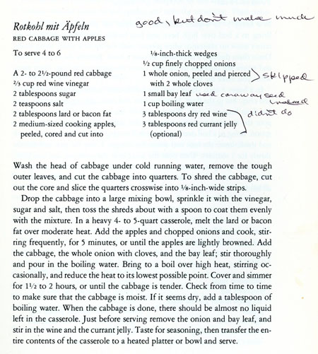 red cabbage recipe