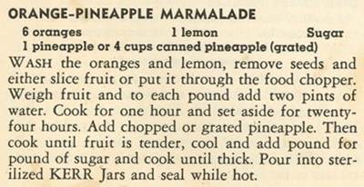 Orange-Pineapple Marmalade recipe