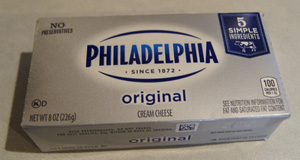 Piladelphia Cream Cheese package