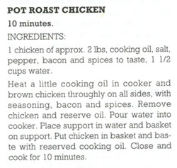 Pot Roast Chicken recipe