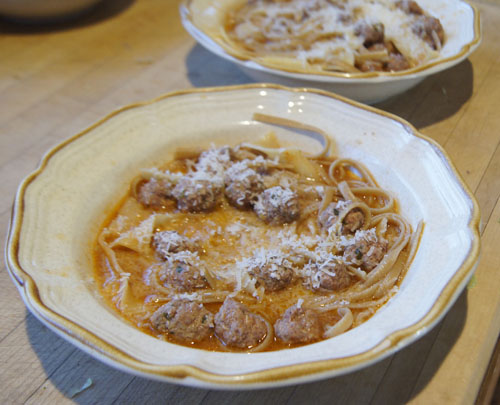 Sicilian Meat Ball Soup