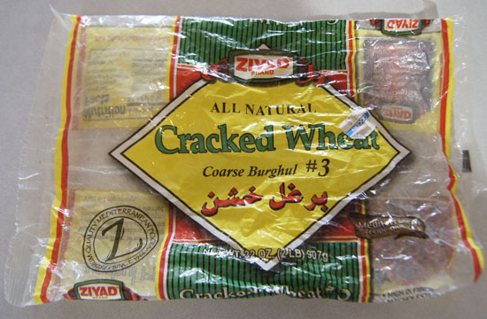 package of cracked wheat