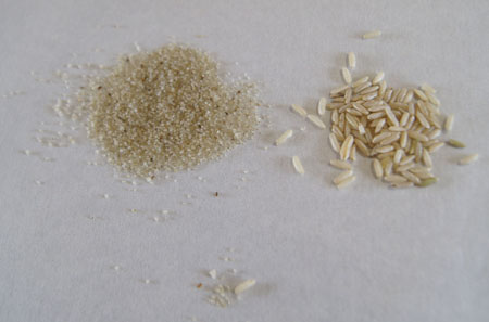 fonion compared to brown rice
